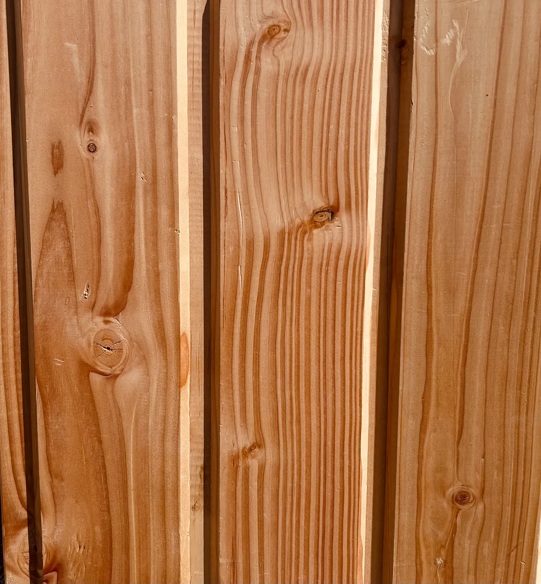 Bardage Douglas Naturelle - Raboté/brossé - 20x130/180 mm